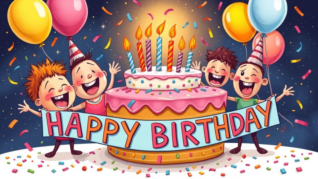 How do you say happy birthday in unique style?